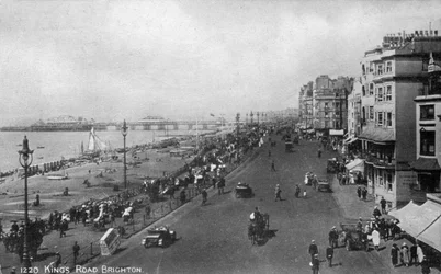 Kings Road, Brighton, East Sussex, inizio XX secolo