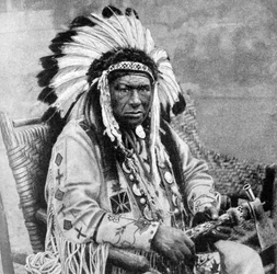 Kinnewankan, capo dei Sioux, 1922
