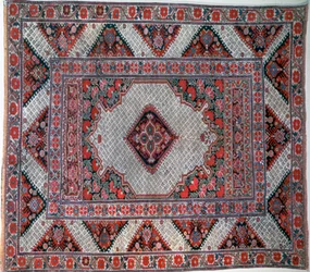 Tappeto Kis Ghiordes, Ottomano, Turchia