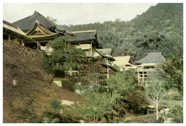 Tempio di Kiyomizu, Kyoto, Giappone, 1904