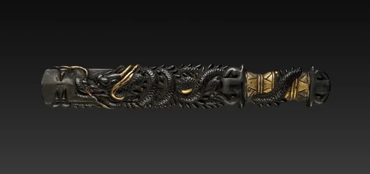Manico di Kozuka, 1800s