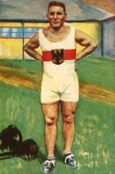 Kurt Helbig, campione tedesco di sollevamento pesi, 1928