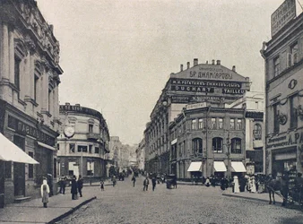 Ponte dei Fabbri di Kuznetsky Most, Mosca, Russia, 1912