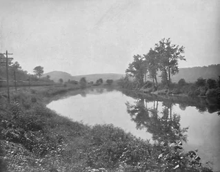La Colle guardando a ovest, Pennsylvania Railroad