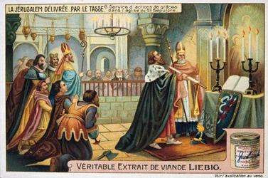 La Gerusalemme liberata del Tasso, servizio di ringraziamento nella Chiesa del Santo Sepolcro