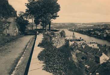 La Mosa vista dalla Cittadella, c1900