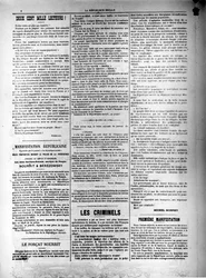 La Republique Sociale, giornale del 13 ottobre 1881