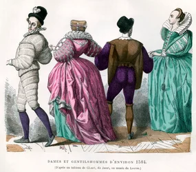 Signore e signori del 1584 circa, 1882-1884