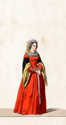 Dama di compagnia, costume per l