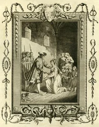 Lady Elizabeth Grey che chiede a Edoardo IV di restituirle le sue terre, 1461, 1783