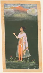 Donna che tiene un fiore, c. 1670s-80s