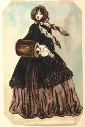 Signora con scialle