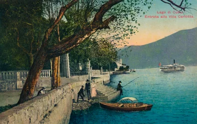 Lago di Como. Entrata alla Villa Carlotta, c1888