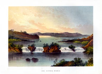 Lago Vittoria Nyanza, c1840-1900