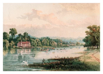Lago a Virginia Water, 1880