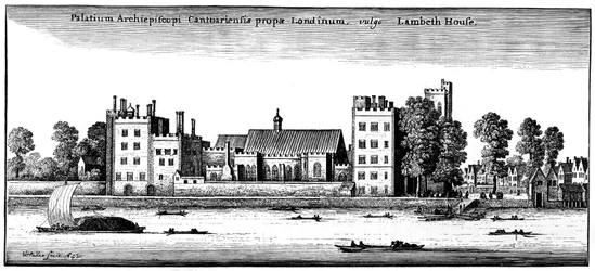 Palazzo di Lambeth, Londra, 1647 1893