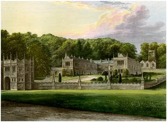 Lanhydrock, Cornovaglia, casa di Lord Robartes, c. 1880