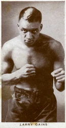 Larry Gains, pugile canadese, 1938