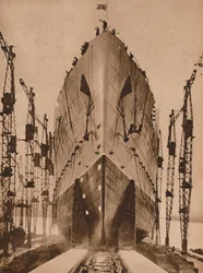 Varo del transatlantico Cunard 
