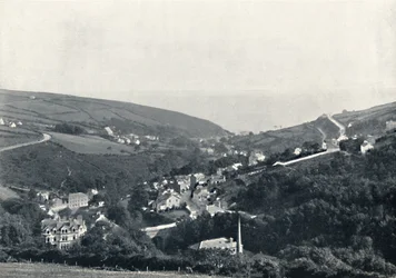 Laxey - Vista generale, 1895