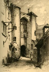 Le Passage Des Chénizelles a Laon Aisne, 1903