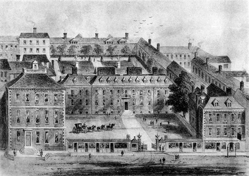 Leicester House, Leicester Fields, 18° secolo, 1908