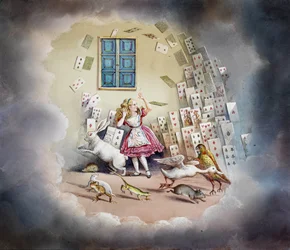 Le avventure di Alice nel paese delle meraviglie, lanterna magica