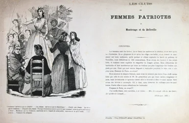 Les Clubs des Femmes Patriotes, Comune di Parigi, 1871