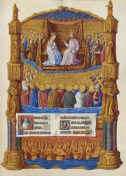 Les Très Riches Heures del duca di Berry, Folio 126r - Paradiso