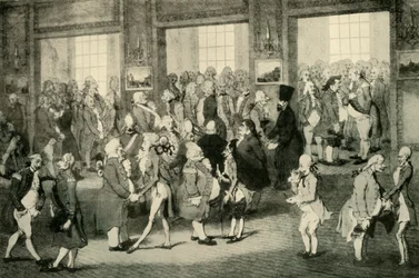 Ricevimento di Lord Cornwallis Governatore Generale nella porta a destra, 1925