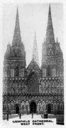 Cattedrale di Lichfield, Facciata Ovest, Staffordshire