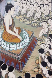 La vita del Buddha Il Buddha guadagnò molti seguaci. In un