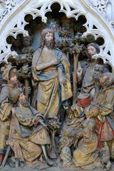Vita di San Giovanni Battista: "San Giovanni Battista mostra l