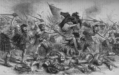 Carica di Lochiel a Killycrankie, 27 luglio 1689