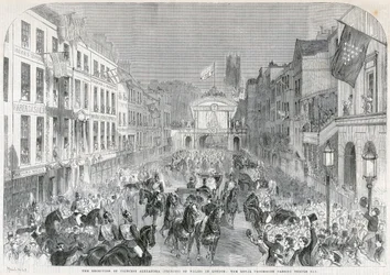 Il benvenuto di Londra alla Principessa Alexandra, 1863