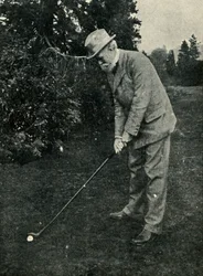 Lord Avebury si è recentemente dedicato al golf, 1901