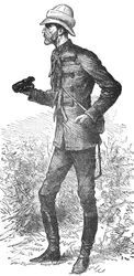 Lord Chelmsford, ritratto di un ufficiale poco prima della battaglia di Ulundi, c1880