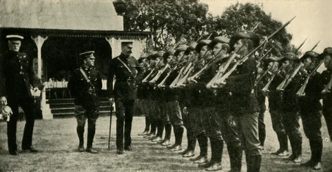 Lord Kitchener che rivede i cadetti australiani, Prima Guerra Mondiale