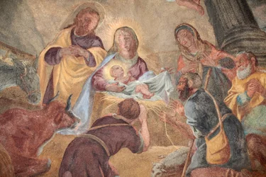 Chiesa di Loreto; dipinto della Natività, Praga, Repubblica Ceca