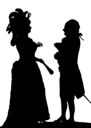 Louise Contat e Joseph Dazincourt, attori francesi, 1784 1912