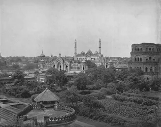 Lucknow, sul fiume Gumti, XIX secolo