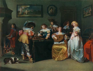 Liuto, pittore sconosciuto del XVII secolo, 1948