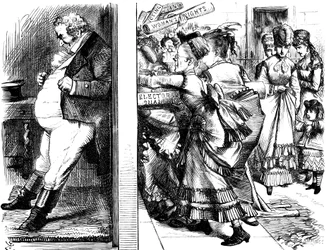 Lydia Ernestine Becker, sostenitrice britannica del suffragio femminile, 1827-1890, 1870