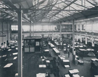 Sala delle macchine, 1916