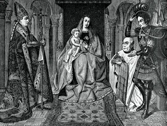 Madonna col Bambino e Canonico Joris van der Paele, 1436