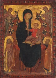 Madonna e Bambino con San Giovanni Battista, San Pietro e due angeli, c. 1290
