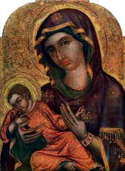Madonna di Most, prima del 1350
