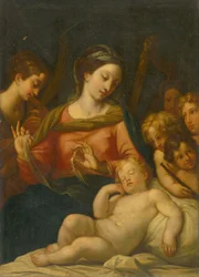 Madonna con bambino tra i bambini