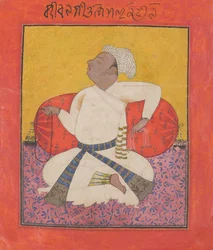 Maharaja Sital Dev in devozione, ca. 1690
