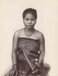 Donna malese a Giava, 1860-70